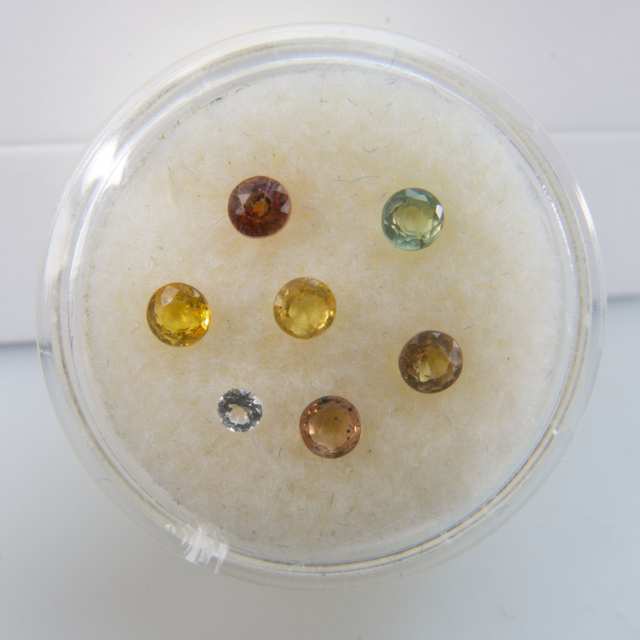Quantity Of Various Cut Sapphires And Iolites