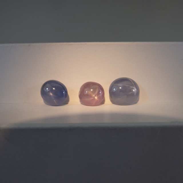6 Various Star Sapphire Cabochons