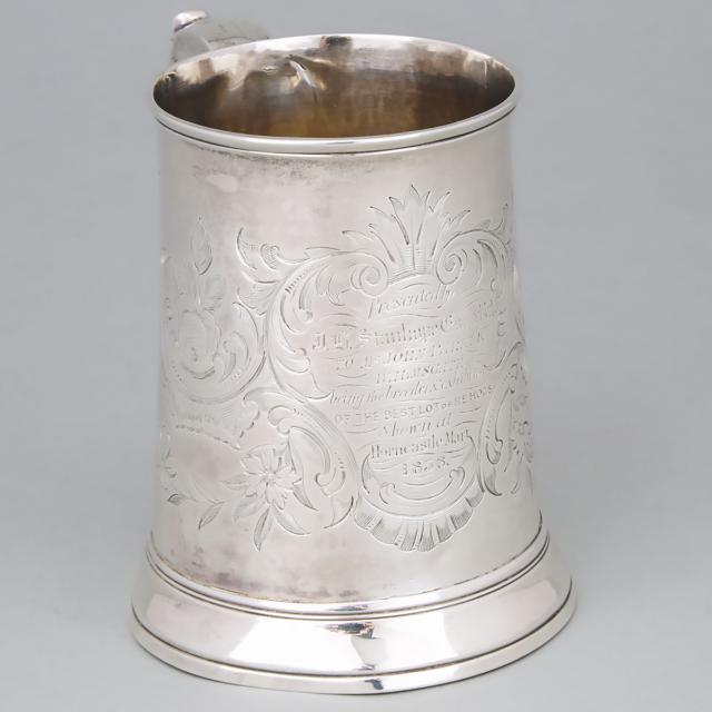 George III Silver Mug, William Shaw II, London, 1765