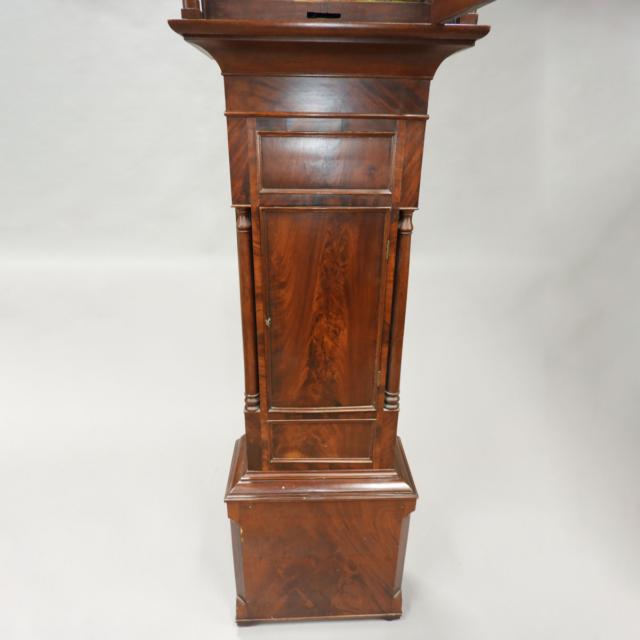 English Mahogany Tall Case, mid 19th century 