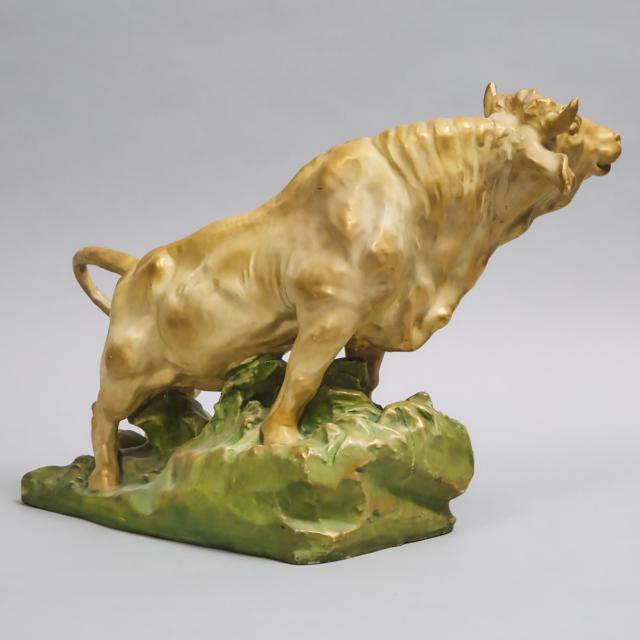 Large Amphora Model of a Bull, c.1900