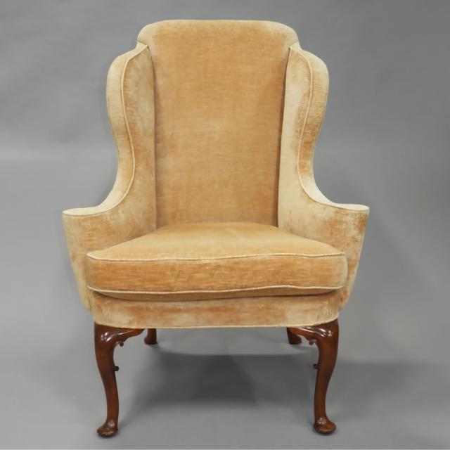 Queen Anne Wing Chair, early-mid 18th century