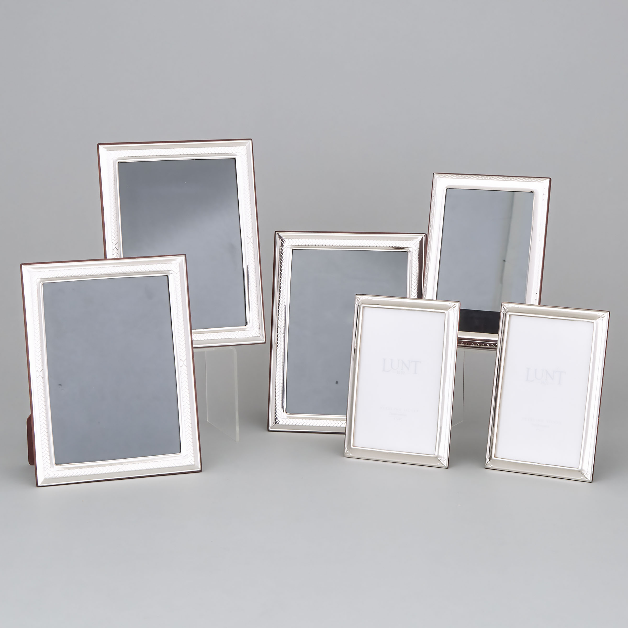 Six Italian Silver Photo Frames, Giancarlo Livi, Sesto Fiorentino, 1960s