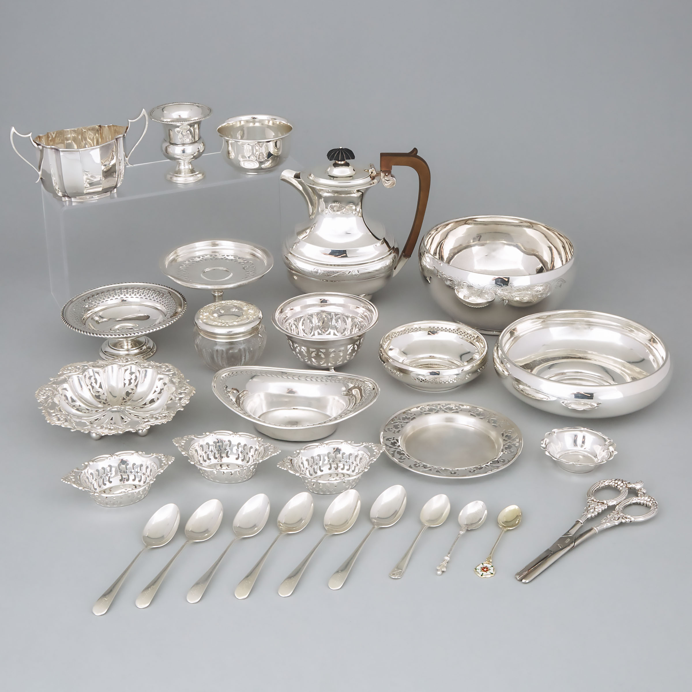 Group of Canadian and English Silver, 20th century