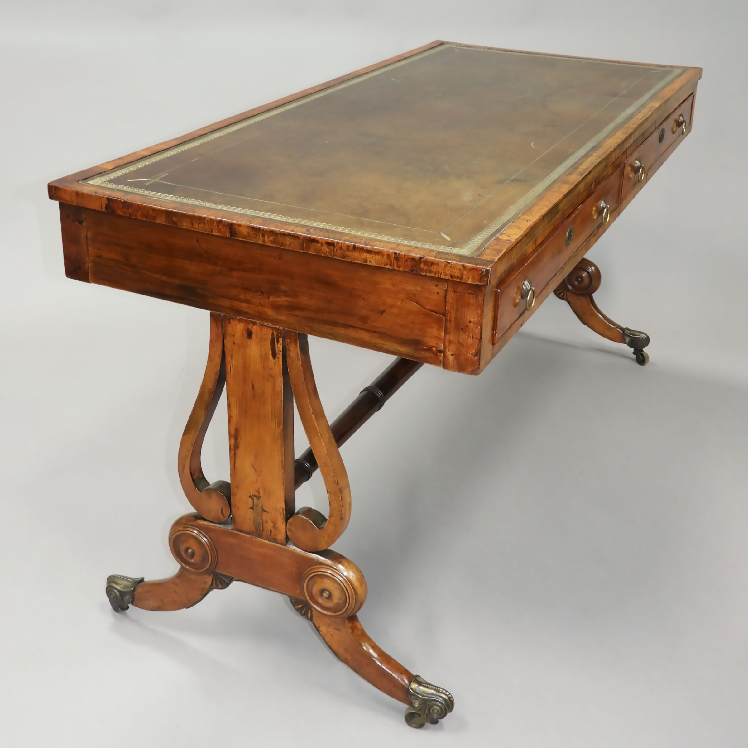 Empire Style Mahogany Writing Desk, c.1830