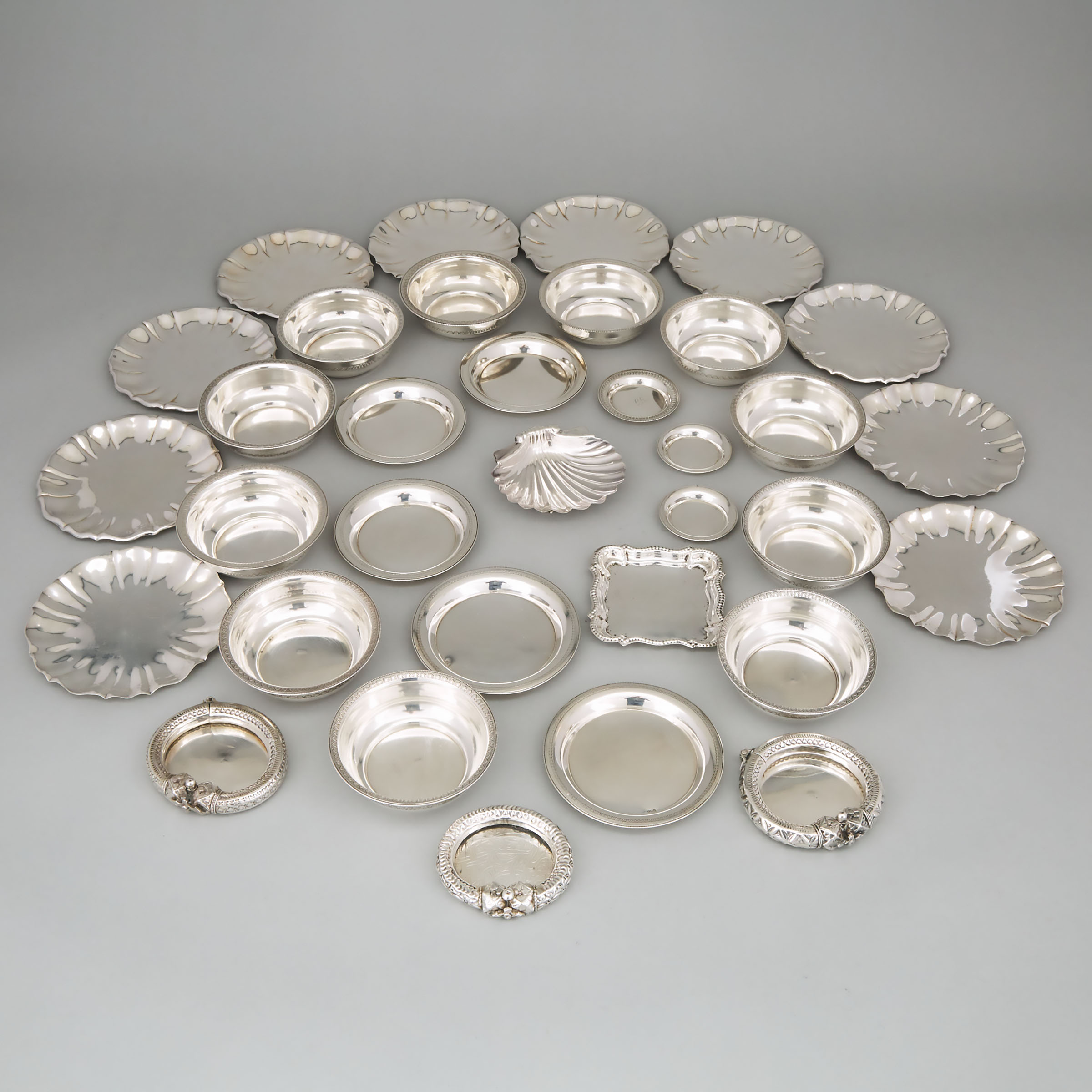 Group of Egyptian Silver, Alexandria or Cairo, 20th century