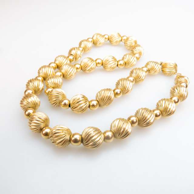 14k Yellow Gold Necklace & 7 Rings