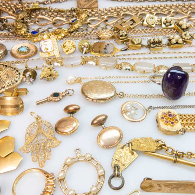 Quantity Of Various Gold-Filled Jewellery