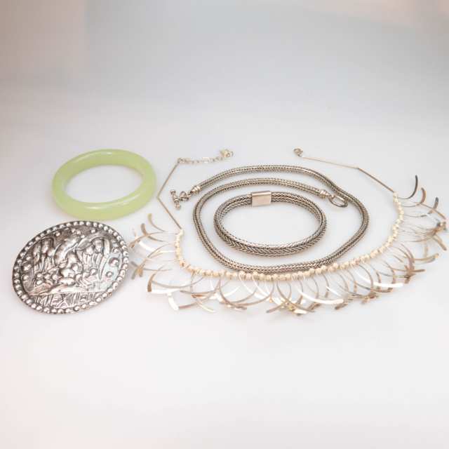 Quantity Of Various Silver Jewellery, Etc.