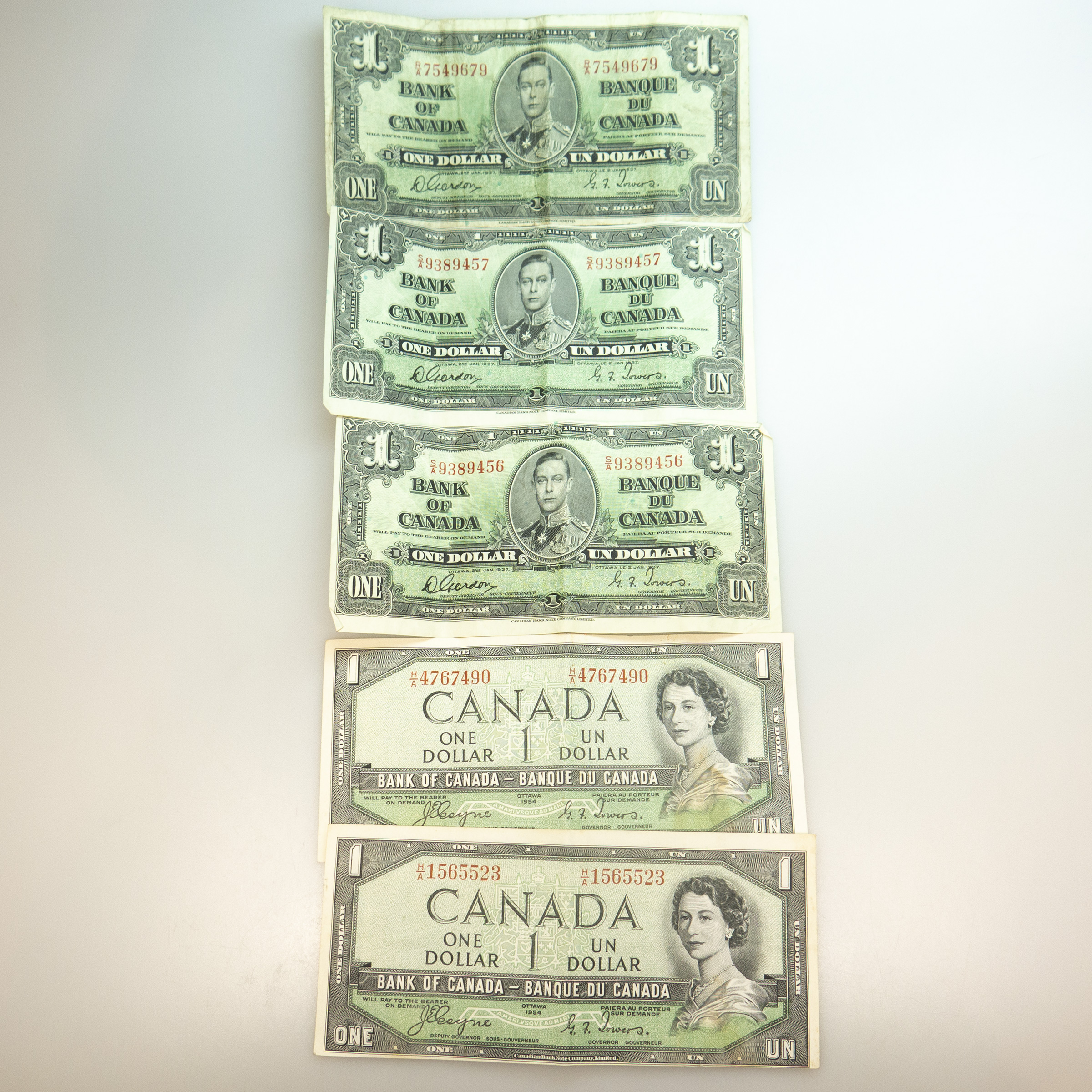 Small Quantity Of Canadian Bank Notes
