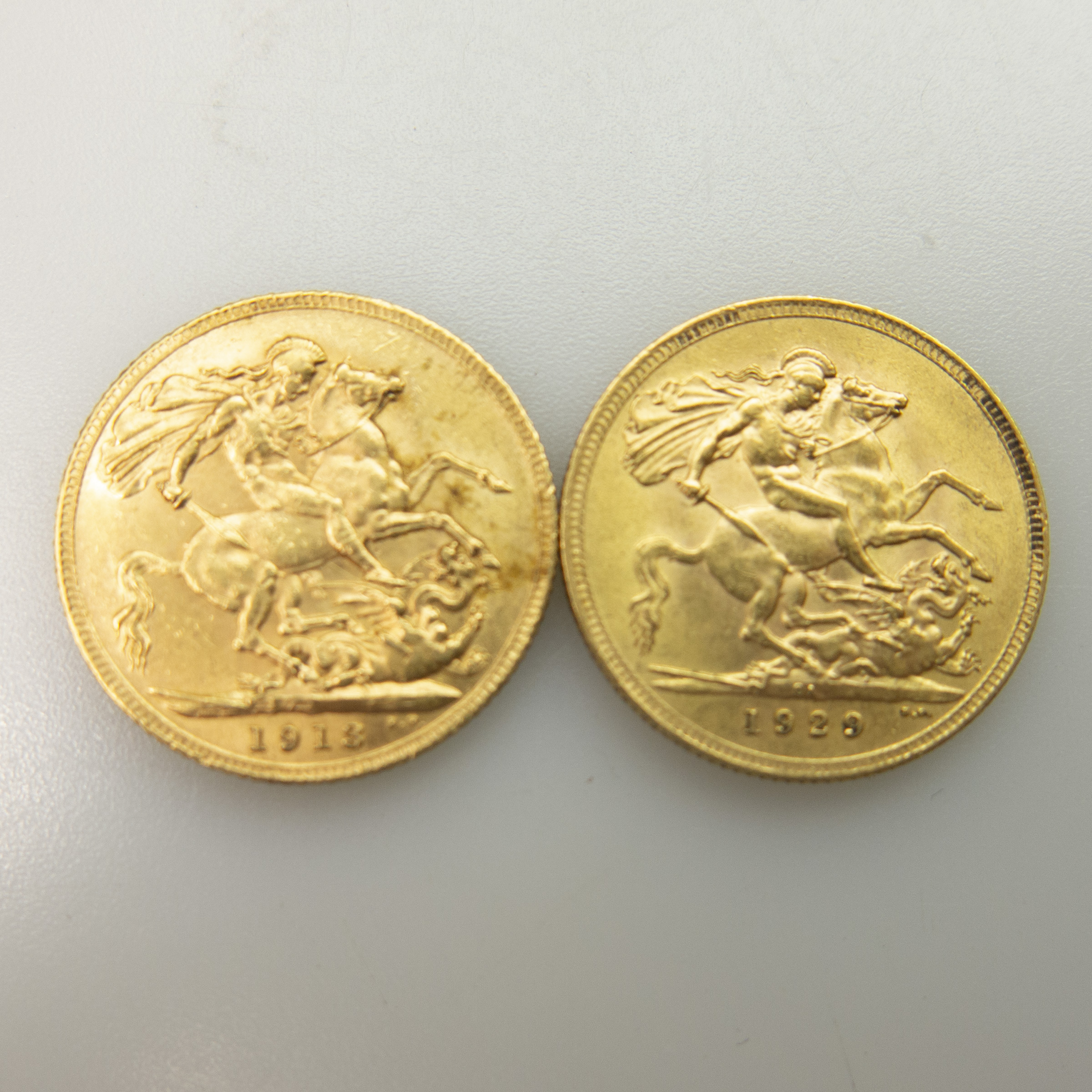Two Gold Sovereigns