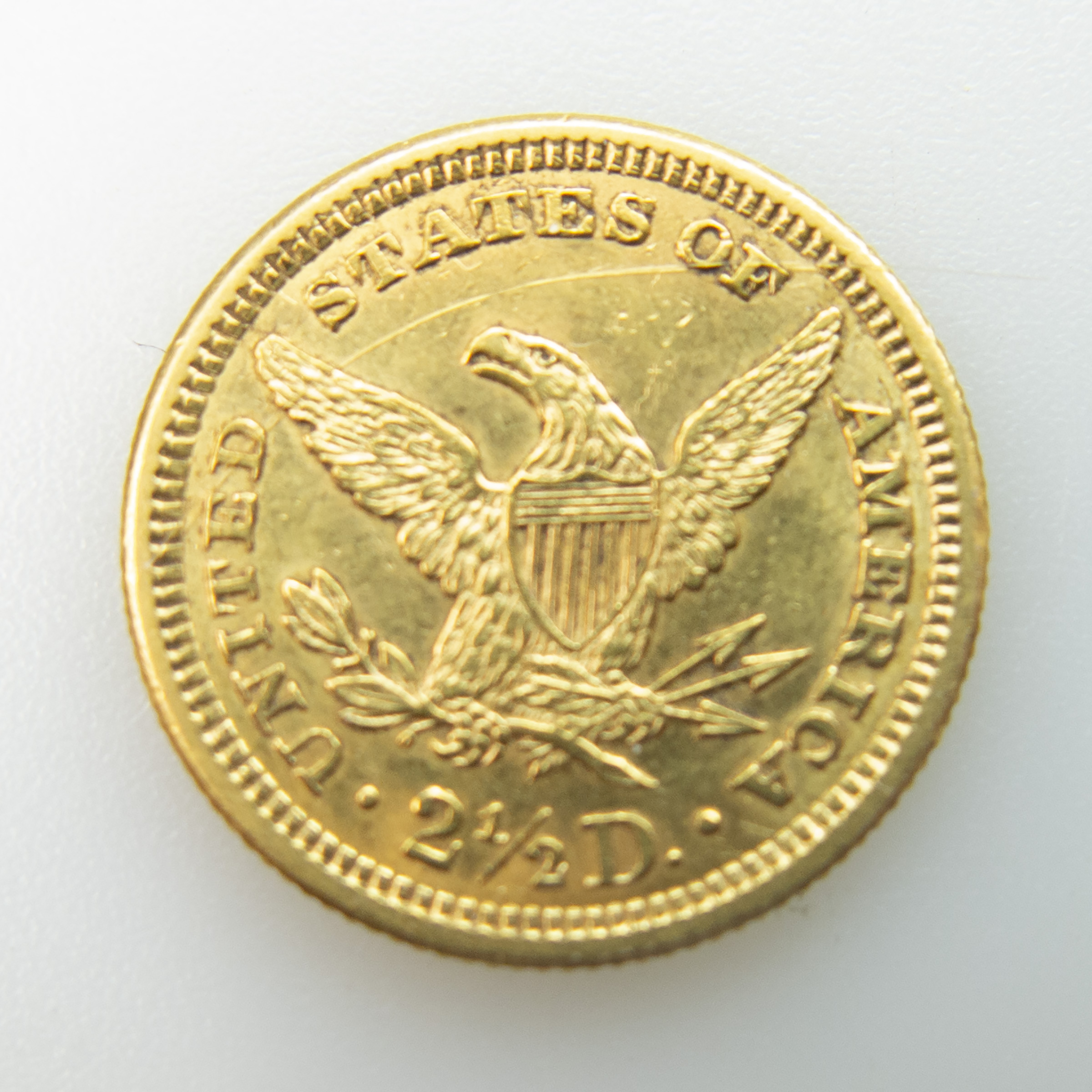 American 1907 $2 1/2 Quarter Eagle Gold Coin