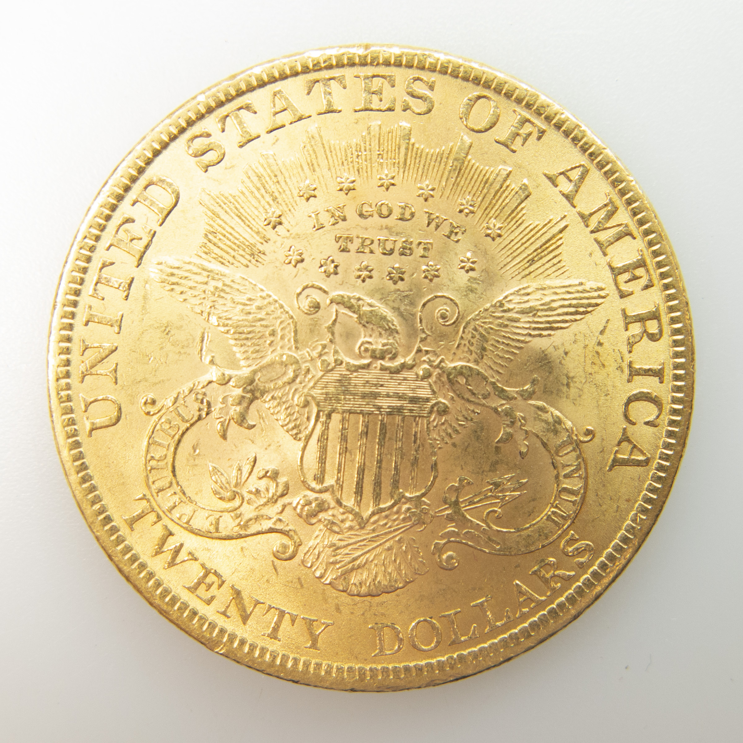 American 1897 $20 Double Eagle Gold Coin