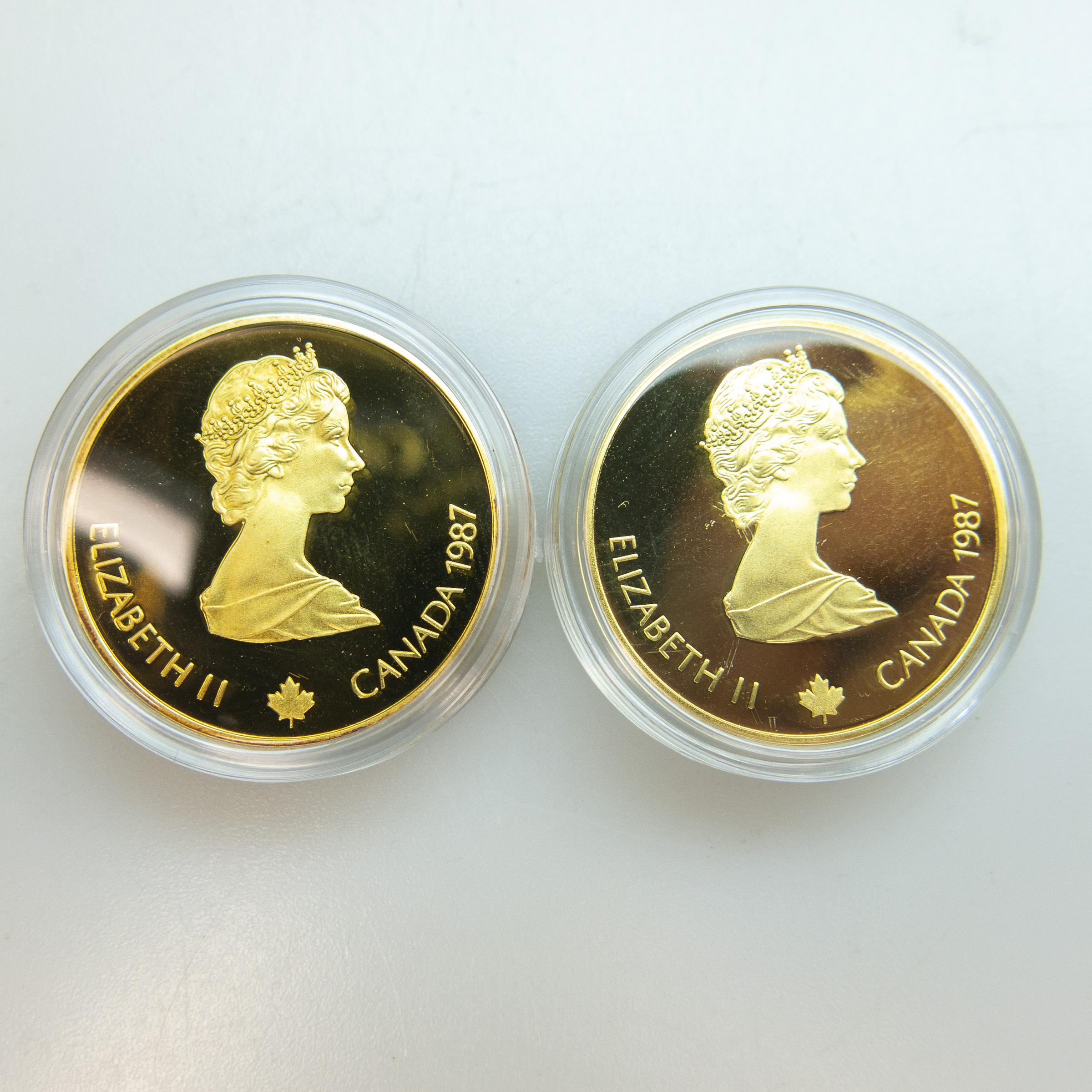 2 Canadian $100 Gold Coins