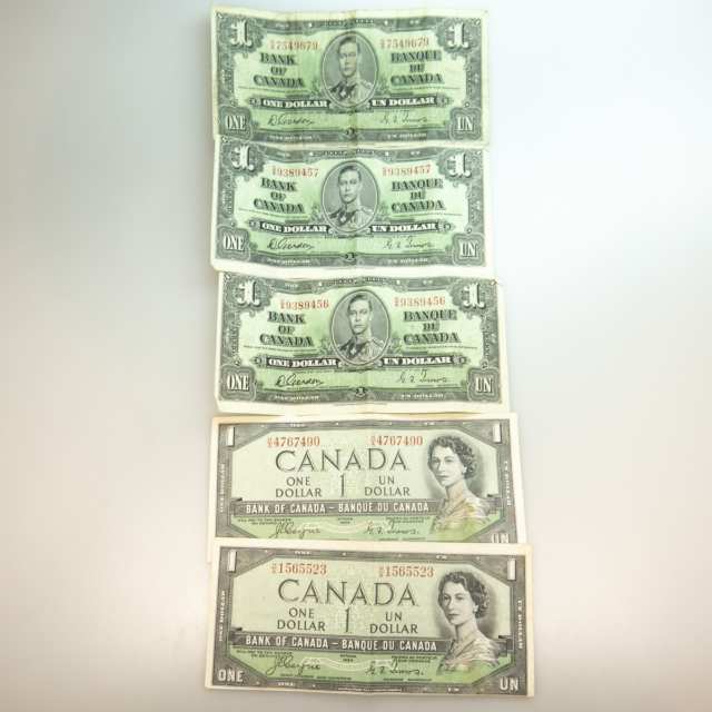 Small Quantity Of Canadian Bank Notes
