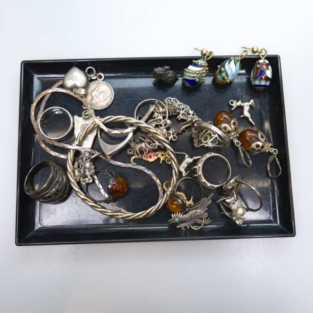 Quantity Of Coins, Silver And Costume Jewellery