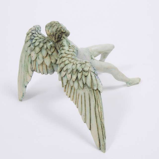 Ceramic Figure of Icarus Falling, 20th/21st century 