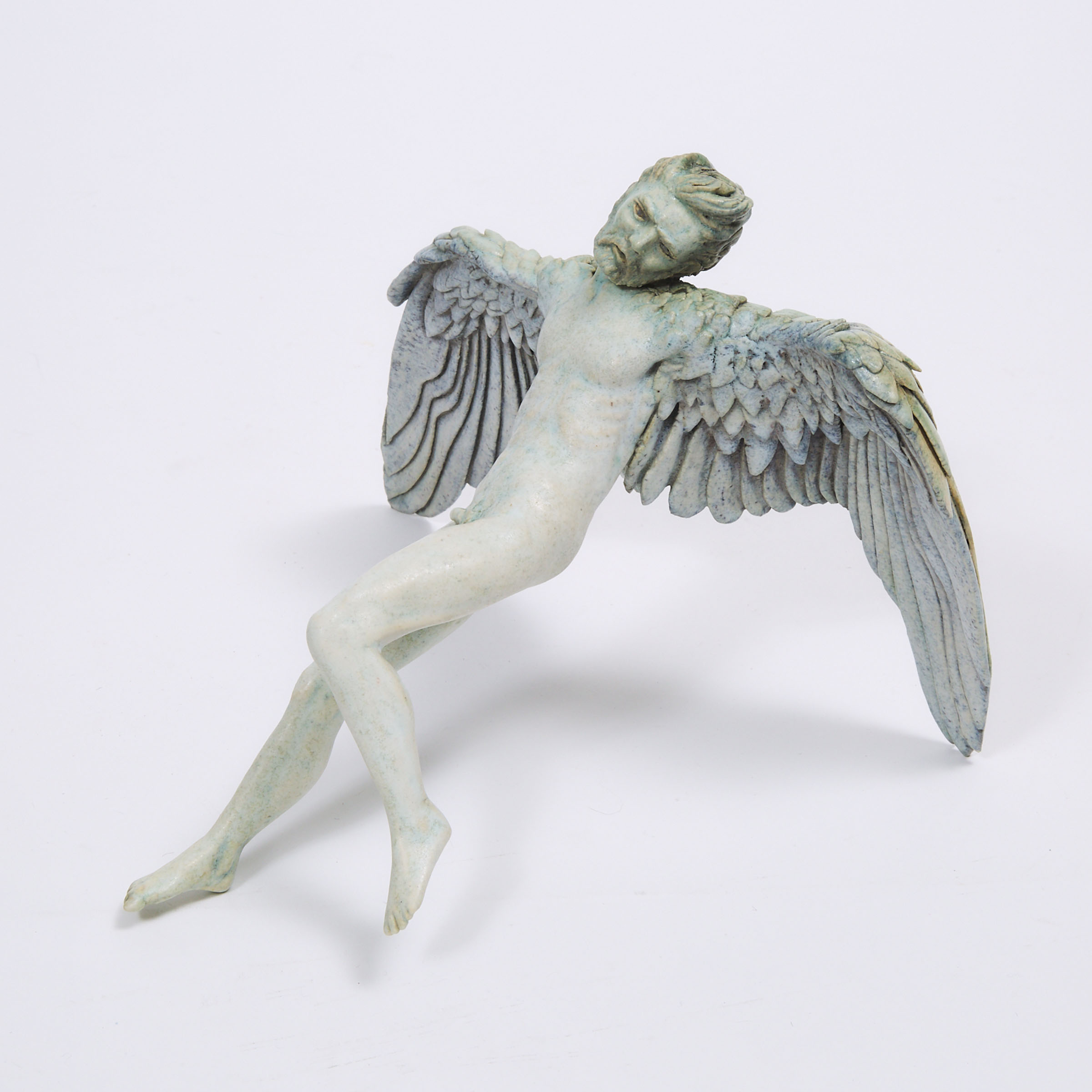 Ceramic Figure of Icarus Falling, 20th/21st century 