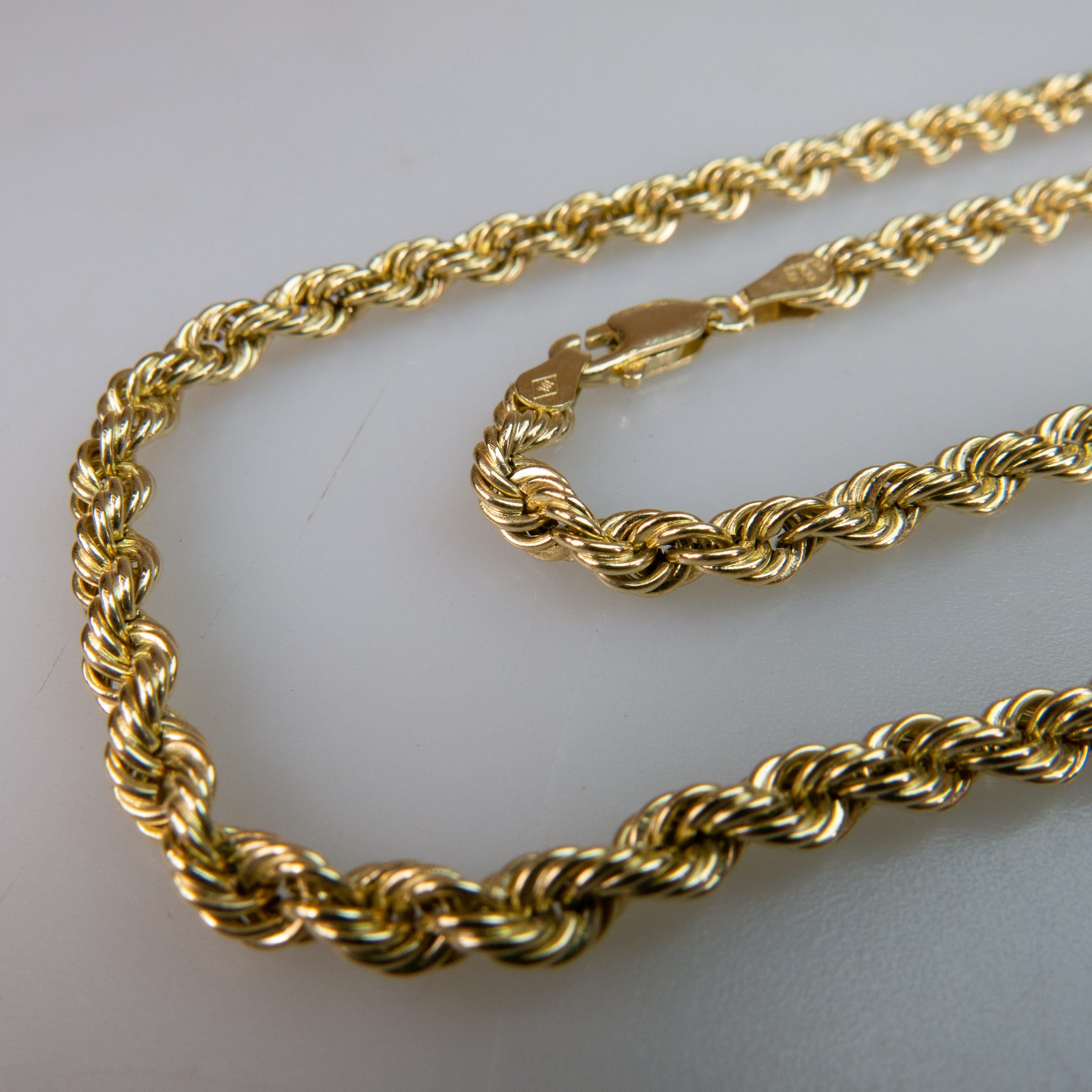 10k Yellow Gold Rope Chain