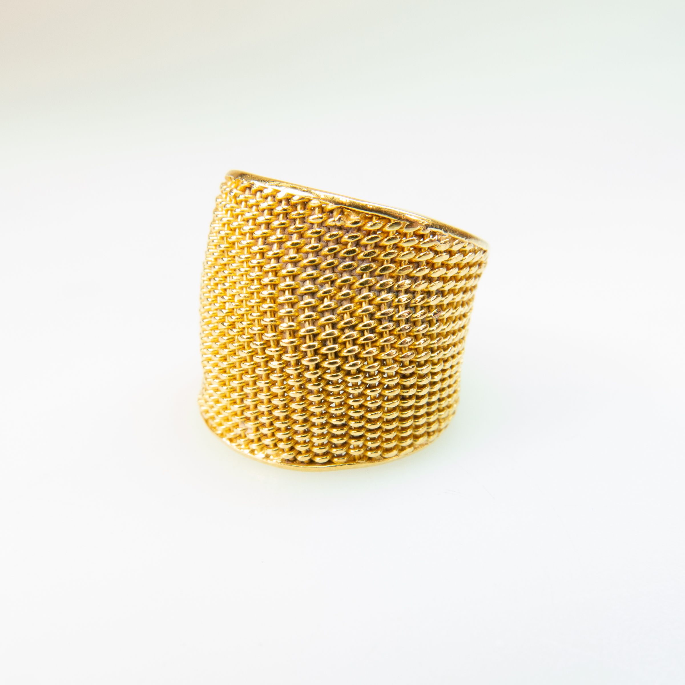 18k Yellow Gold Wide Band