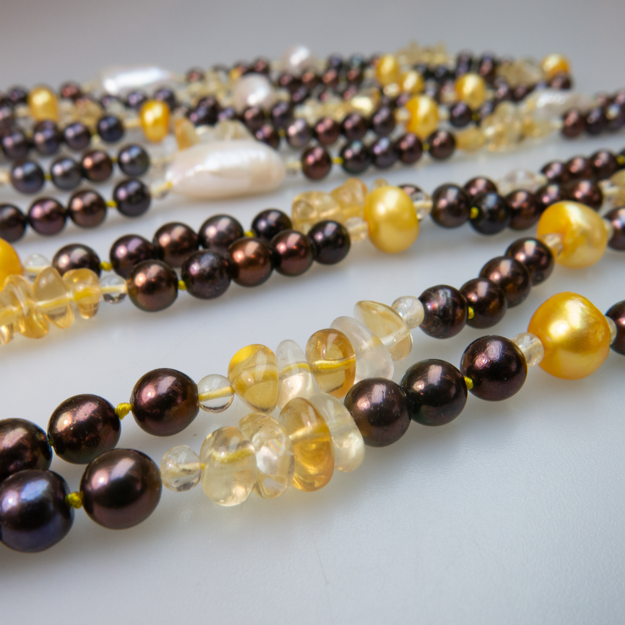 Endless Treated Pearl Necklace