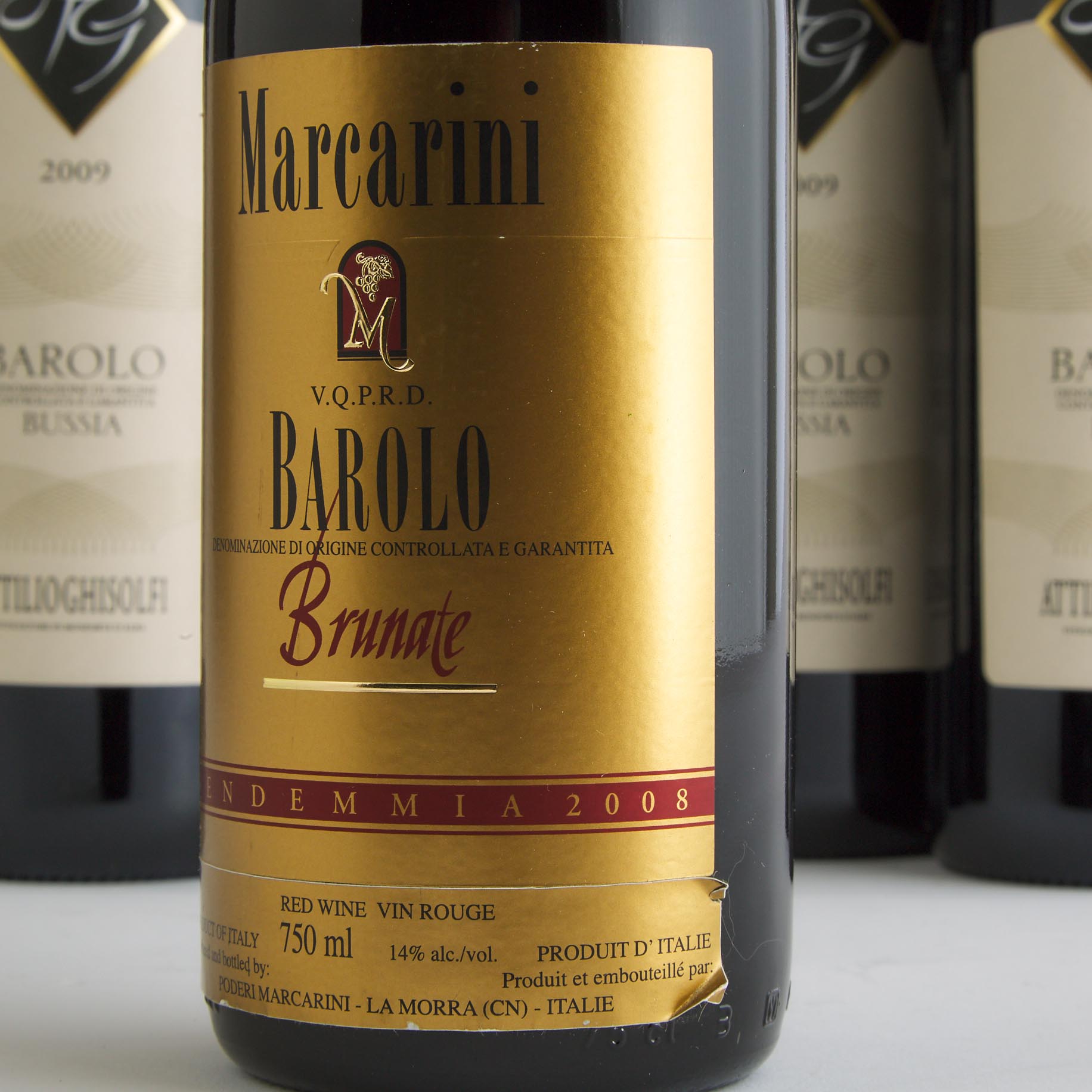 ATTILIO GHISOLFI BAROLO BUSSIA 2009 (6)
MARCARINI BAROLO BRUNATE 2008 (4)