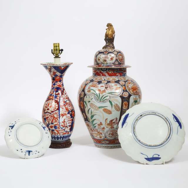 A Group of Four Imari Wares, 19th Century
