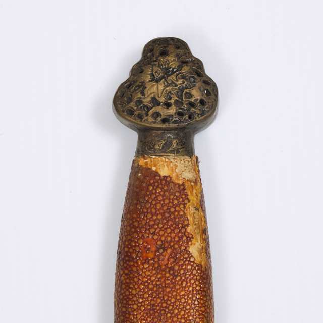 A Chinese Shagreen Sword, Qing Dynasty