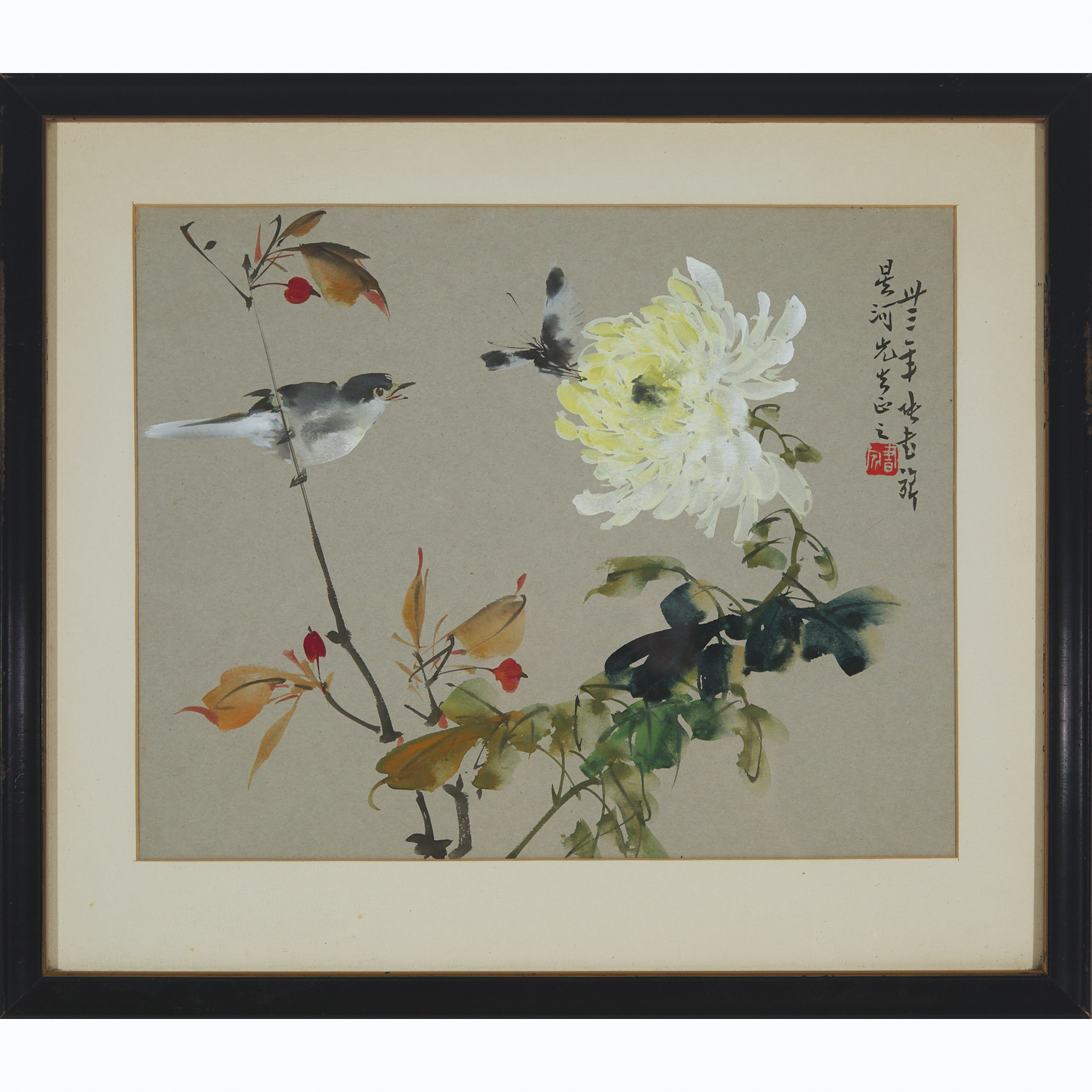 Zhang Shuqi (1901-1957), Bird, Butterfly, and Peony