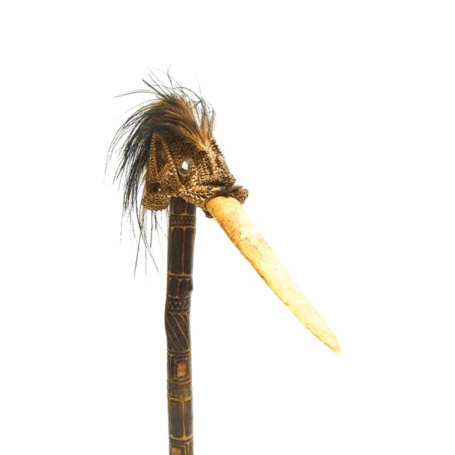 Papua New Guinea Ceremonial Pick, possibly Black Water Lakes, mid to late 20th century