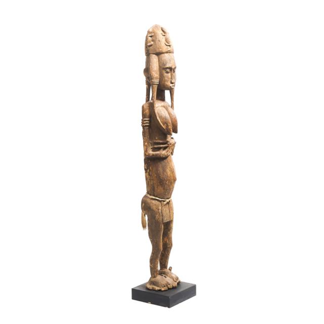 Bamana Maternity Figure, Mali, West Africa, early to mid 20th century
