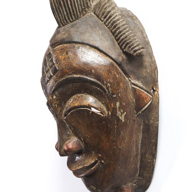 Baule Mask, Ivory Coast, West Africa, mid to late 20th century
