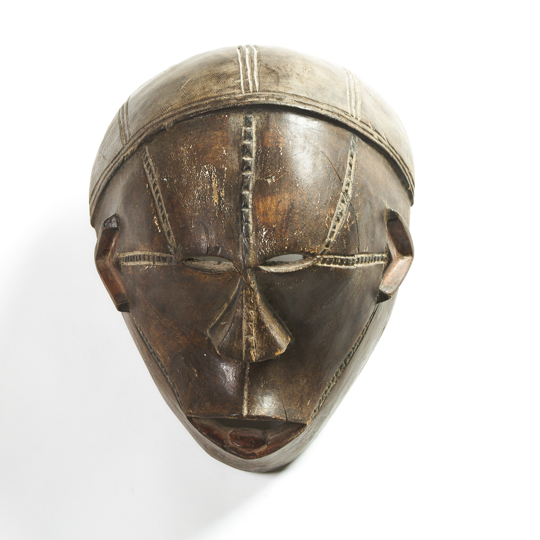 Tabwa Mask, Democratic Republic of Congo, Central Africa, mid to late 20th century