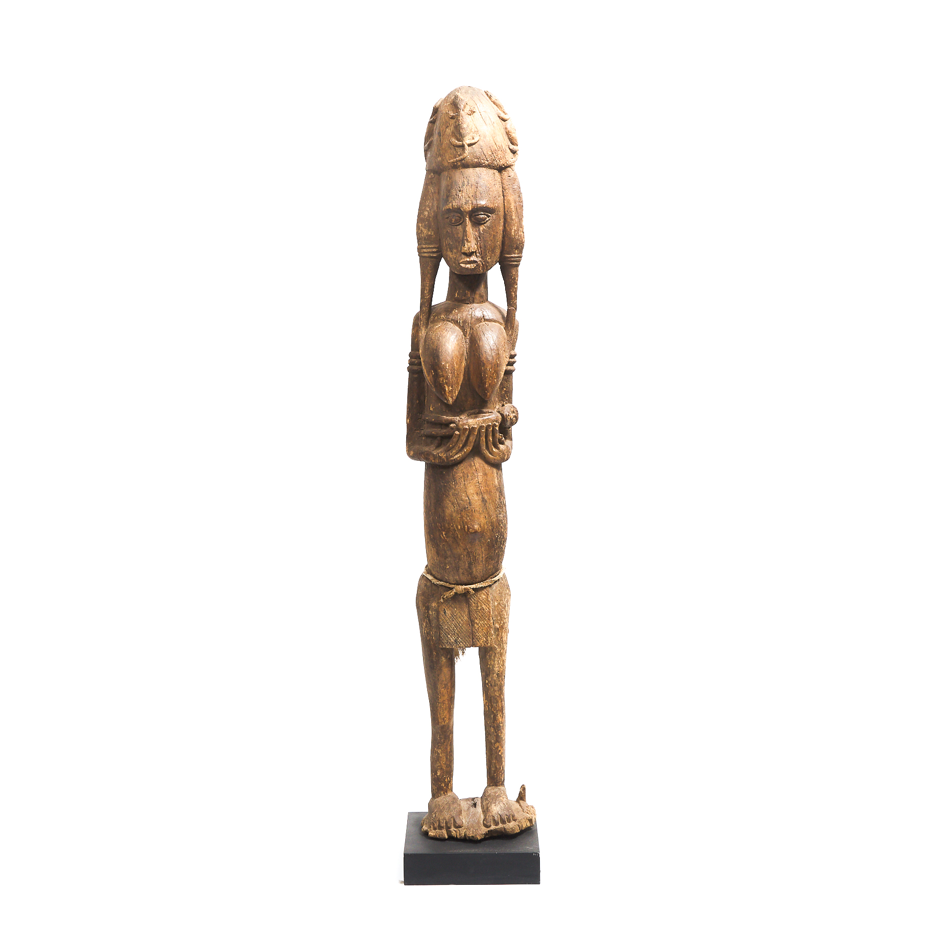 Bamana Maternity Figure, Mali, West Africa, early to mid 20th century