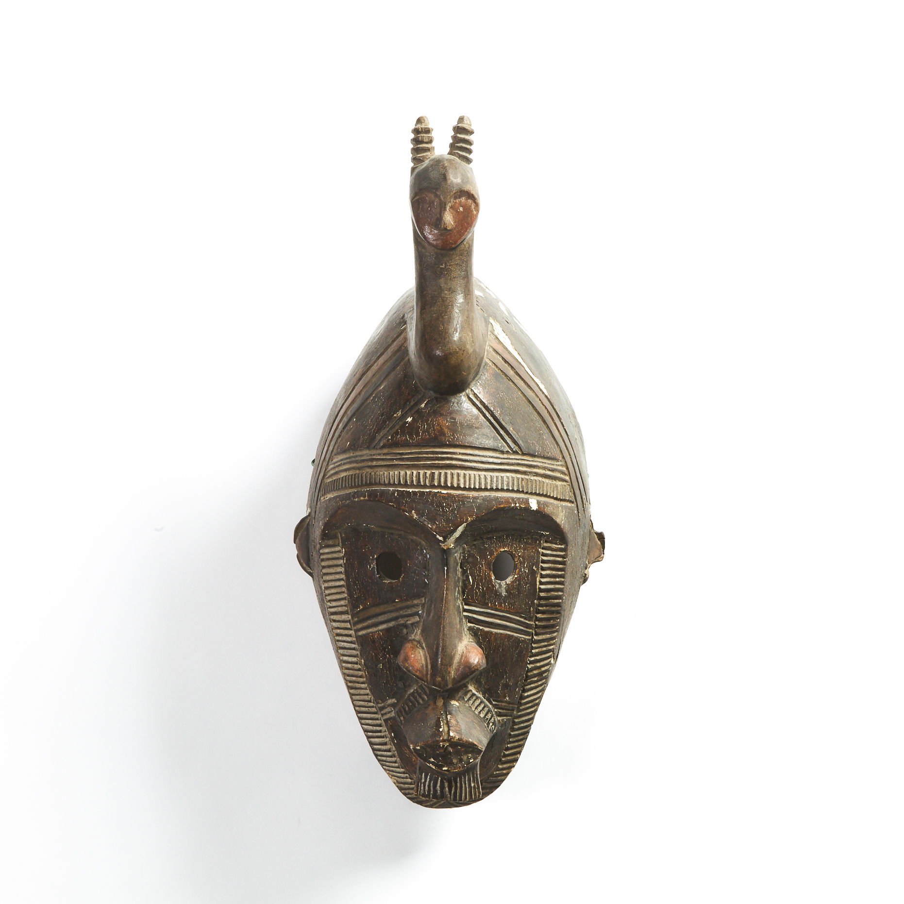West African Mask, possibly Yaure, mid to late 20th century