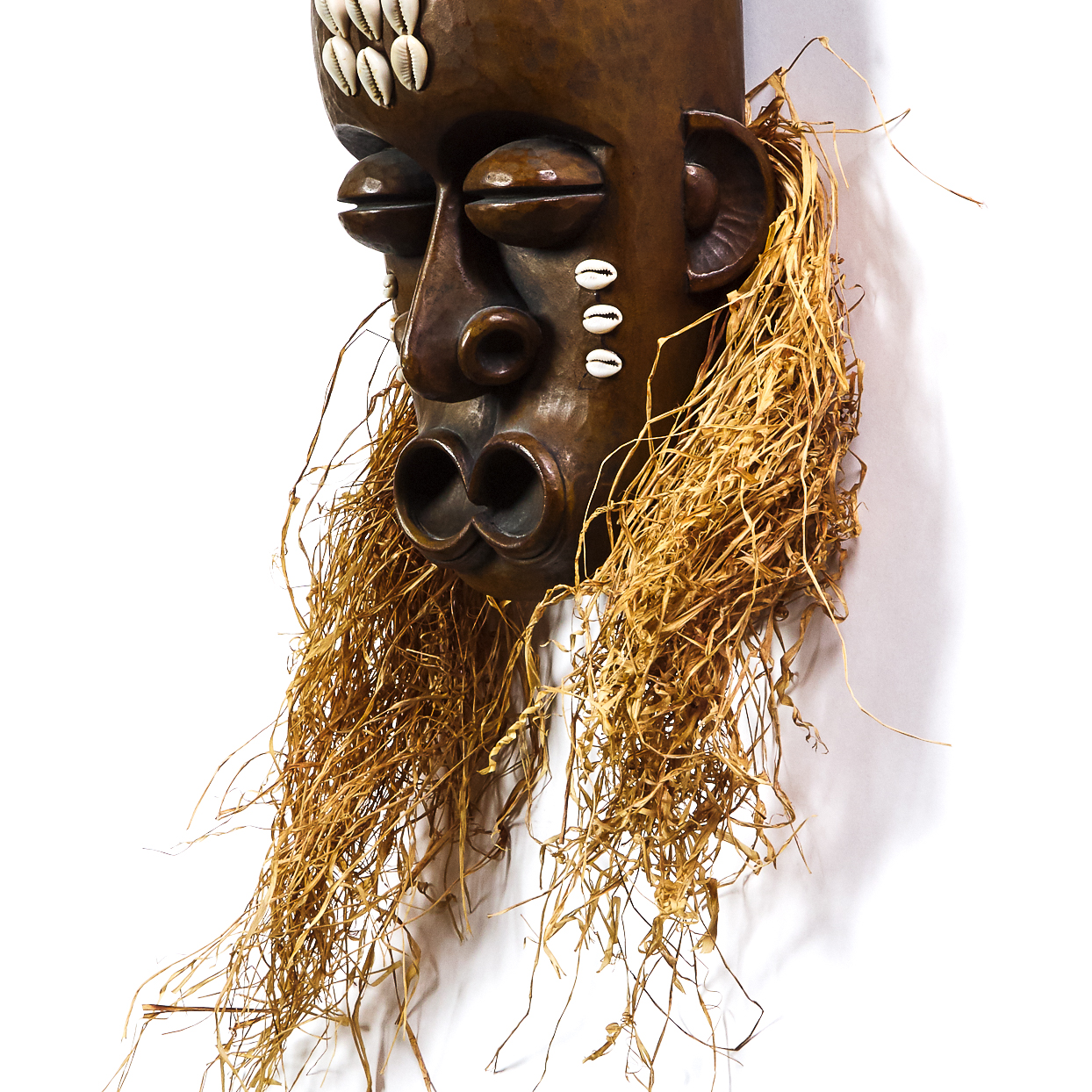 African Style Ceramic Mask, late 20th century