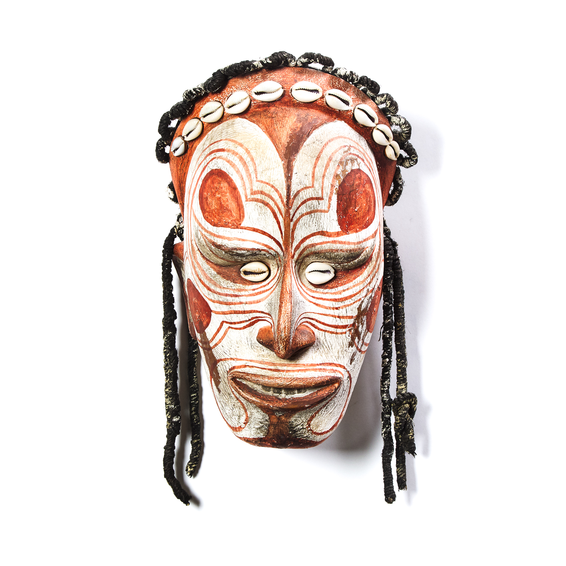 Papua New Guinea Style Ceramic Mask, late 20th century