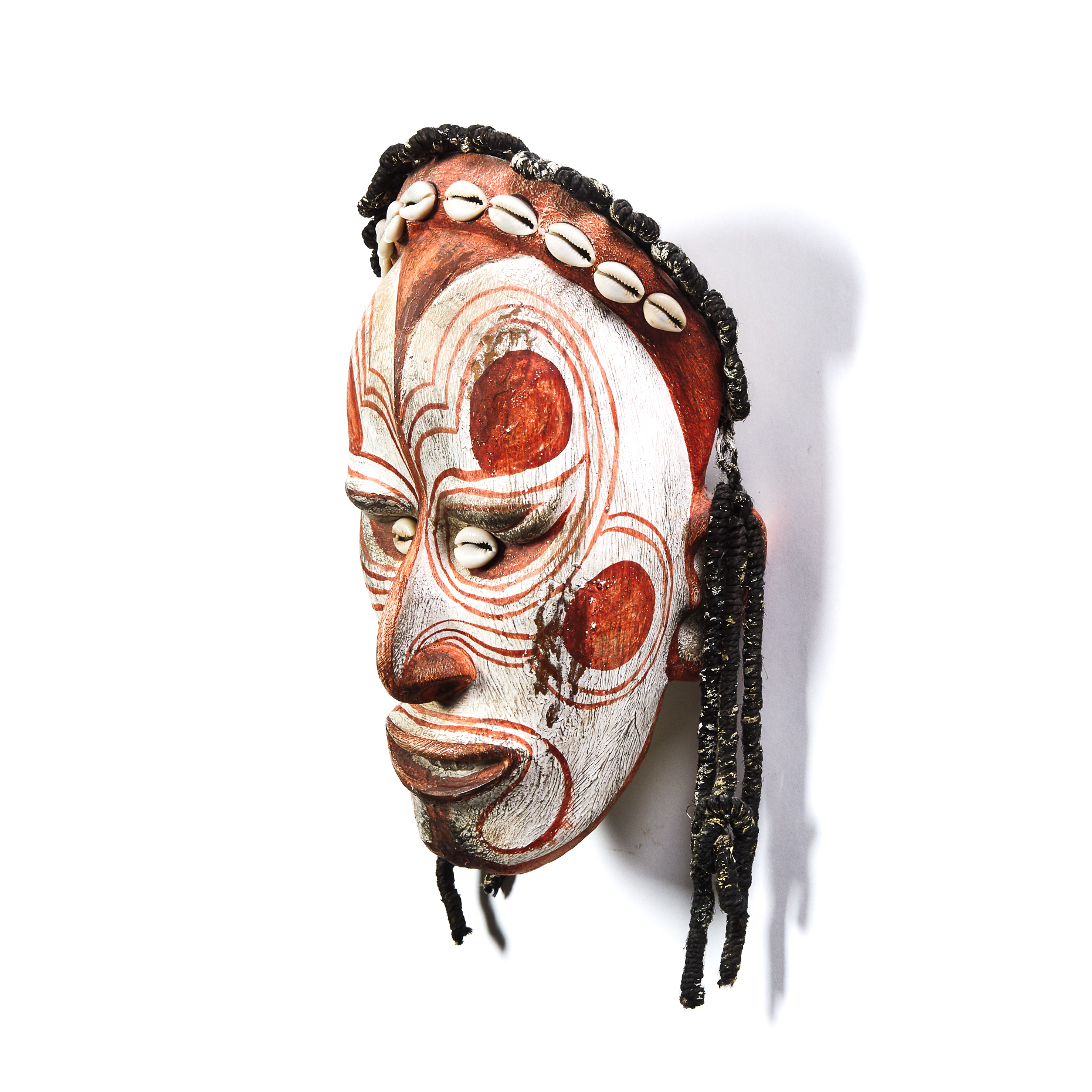 Papua New Guinea Style Ceramic Mask, late 20th century