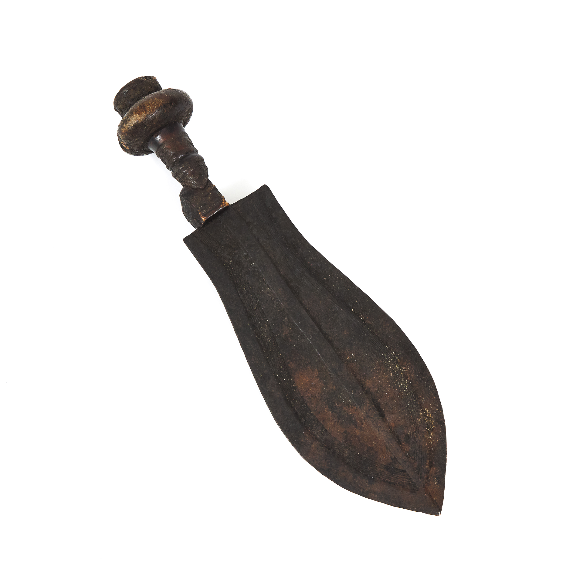 Kuba Ceremonial Prestige Knife (Ikula), Democratic Republic of Congo, Central Africa, 19th century
