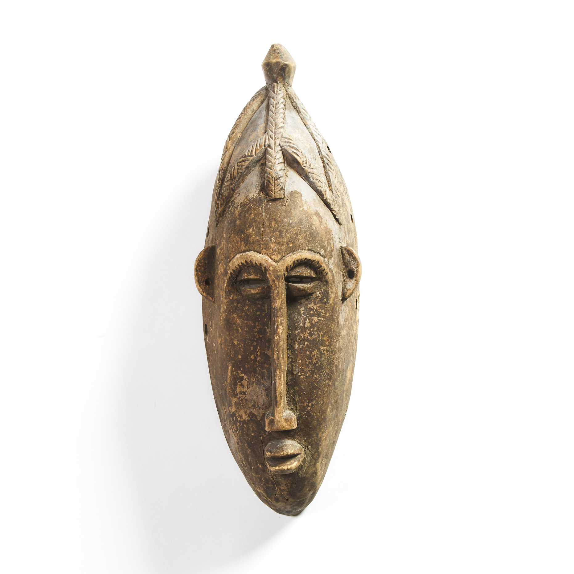West African Mask, possibly Senufo, mid to late 20th century