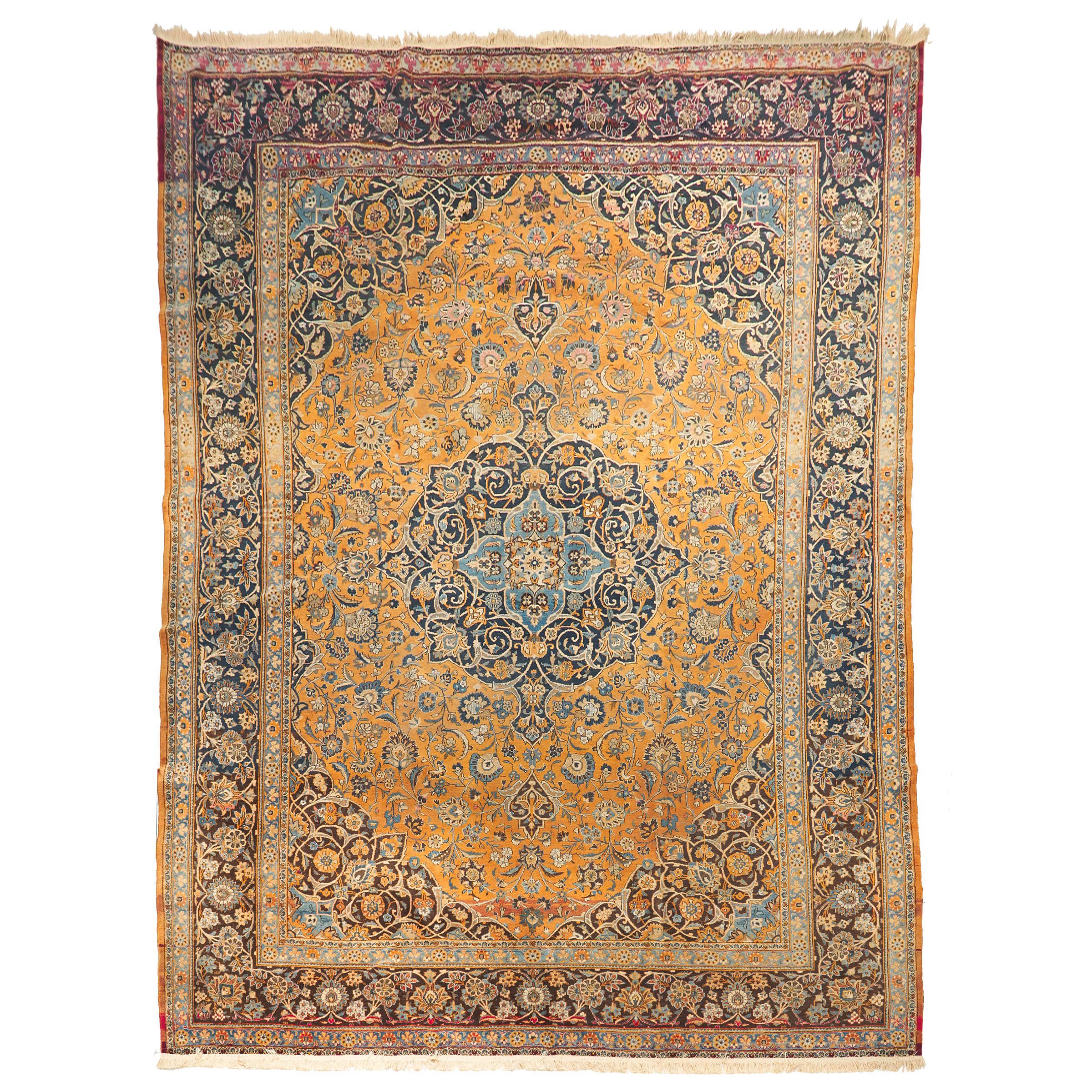 Kashan Carpet, Persian, mid 20th century