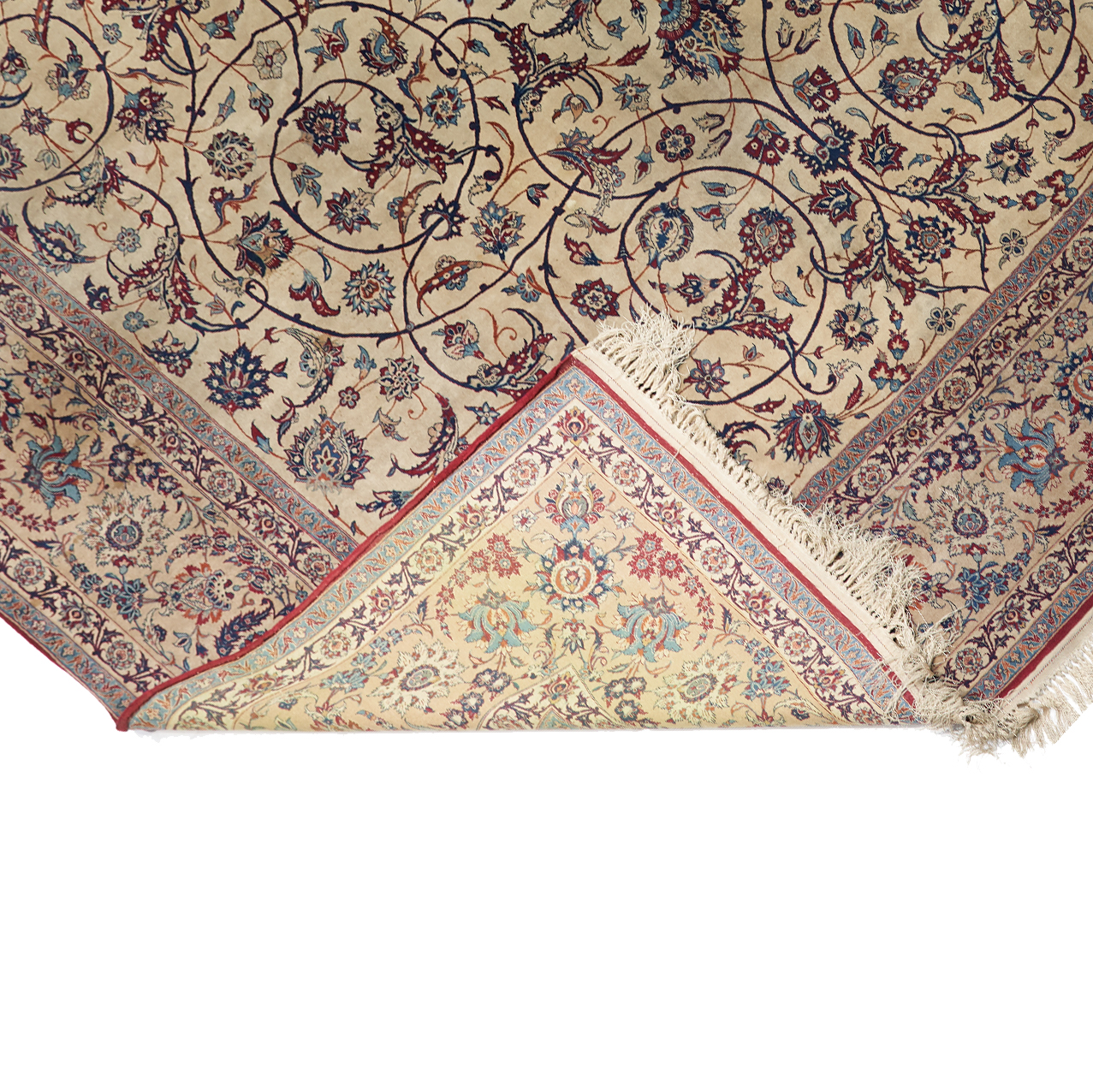 Fine Ispahan Carpet, Persian, c.1960