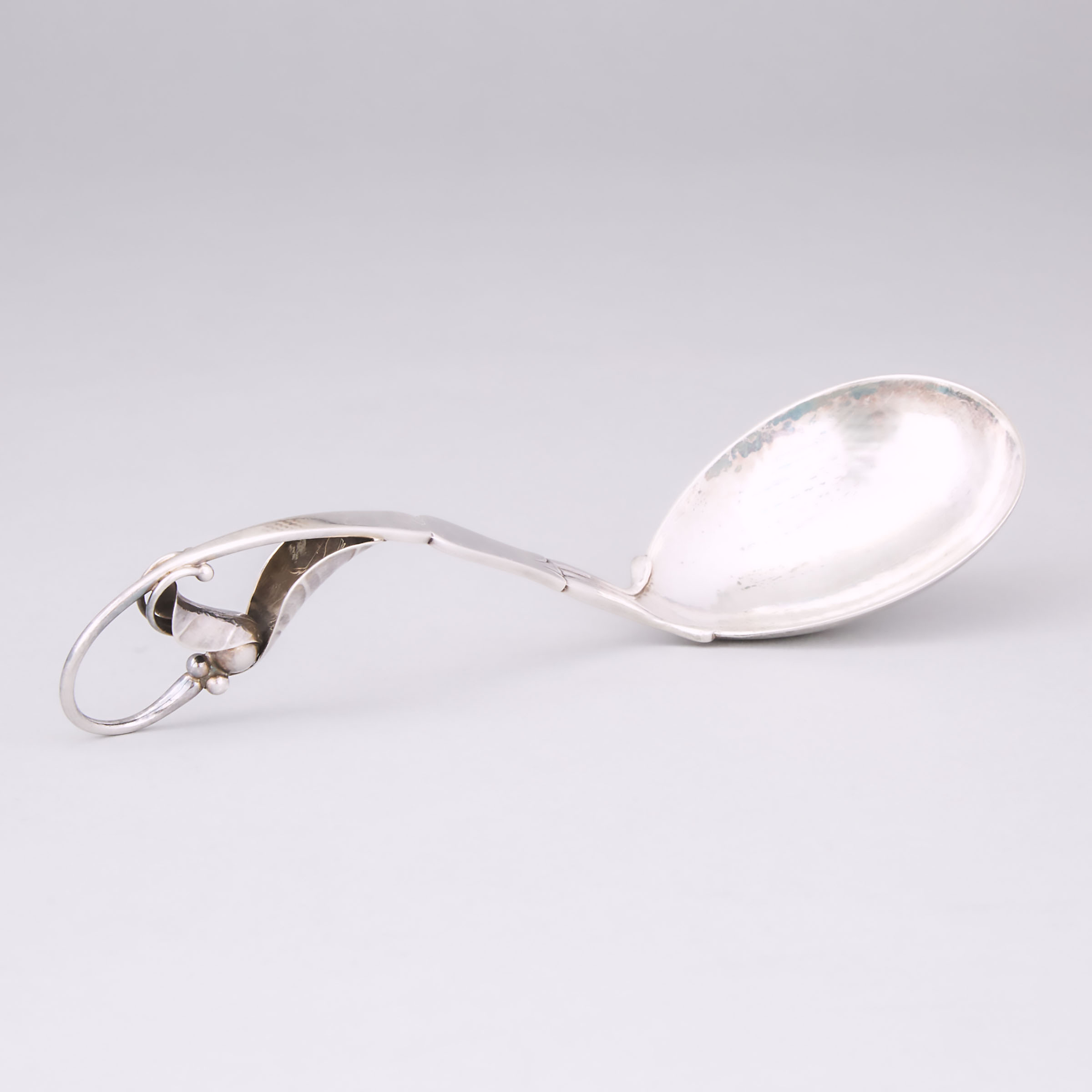 Danish Silver Serving Spoon, #141, Georg Jensen, Copenhagen, post-1945
