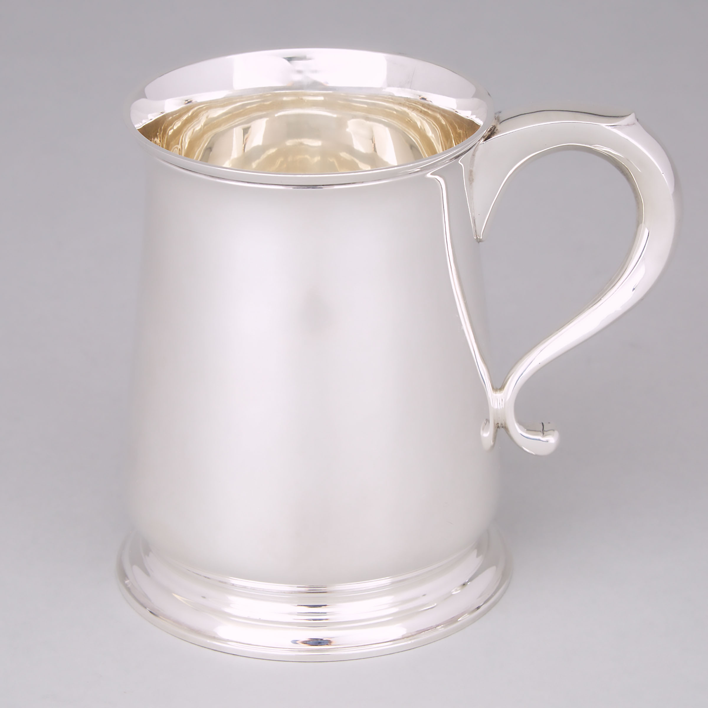 English Silver Mug, Olivant & Botsford, London, 1930