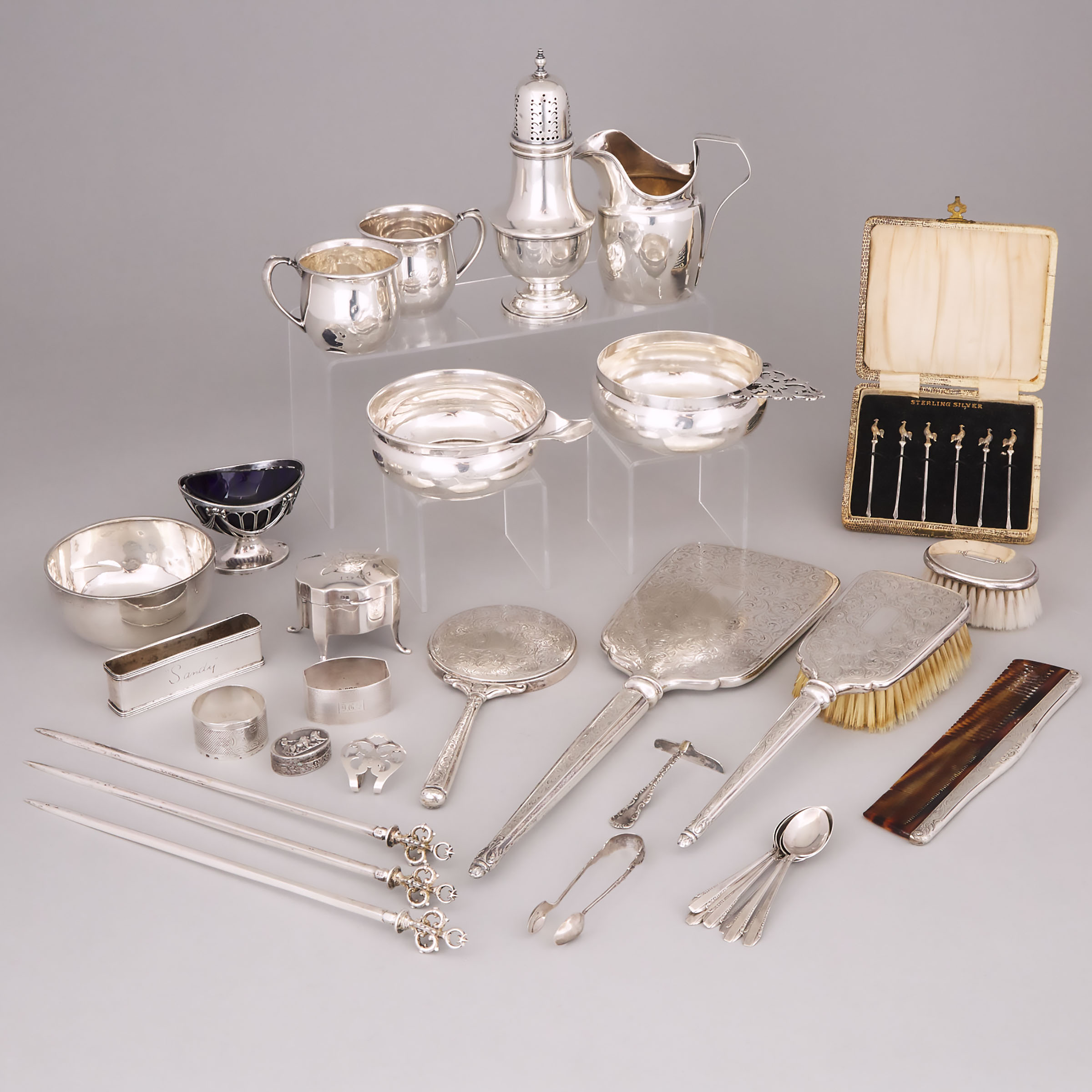 Group of English, Continental and North American Silver, 19th/20th century