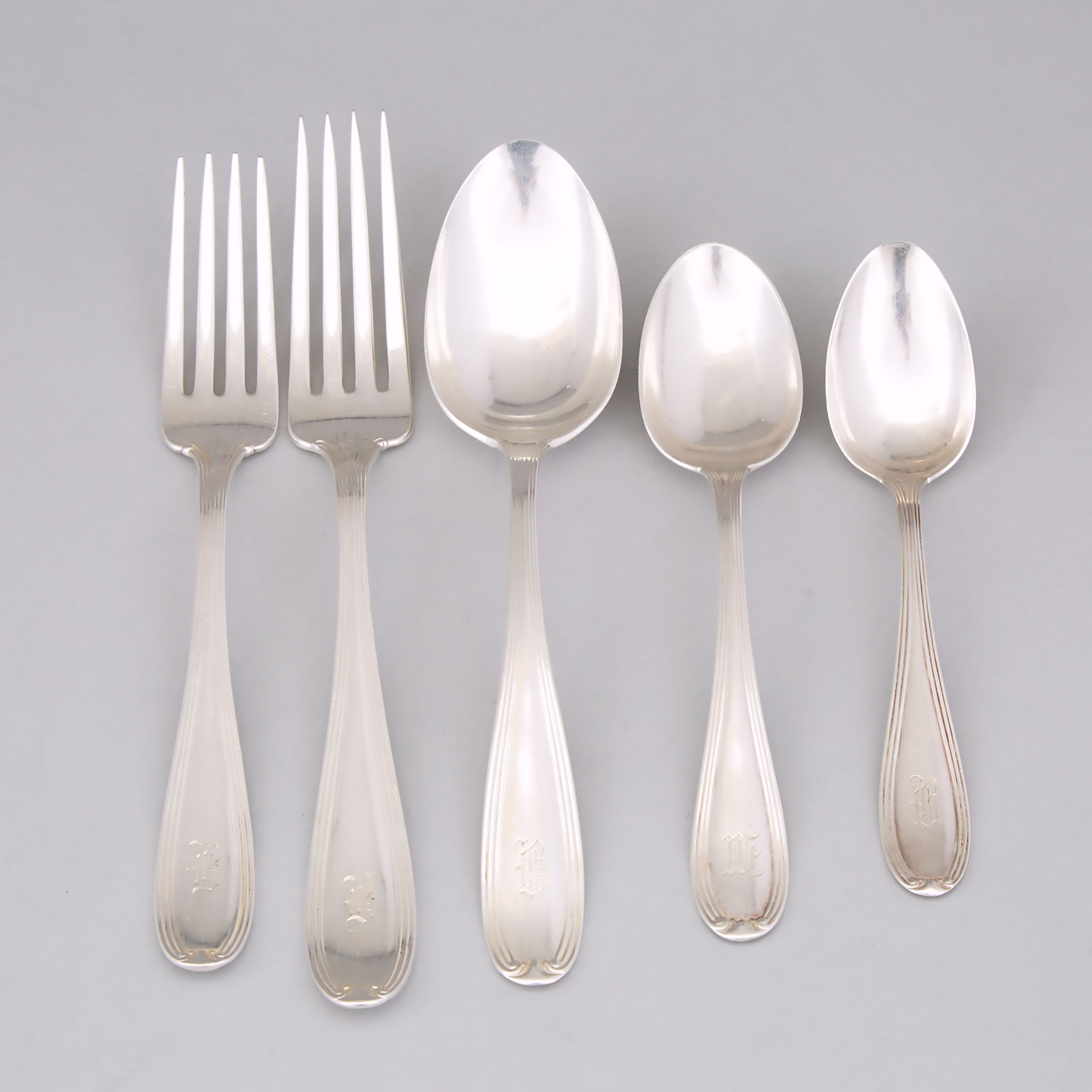 Canadian Silver ‘Stratford’ Pattern Flatware, Roden Bros., Toronto, Ont., early 20th century