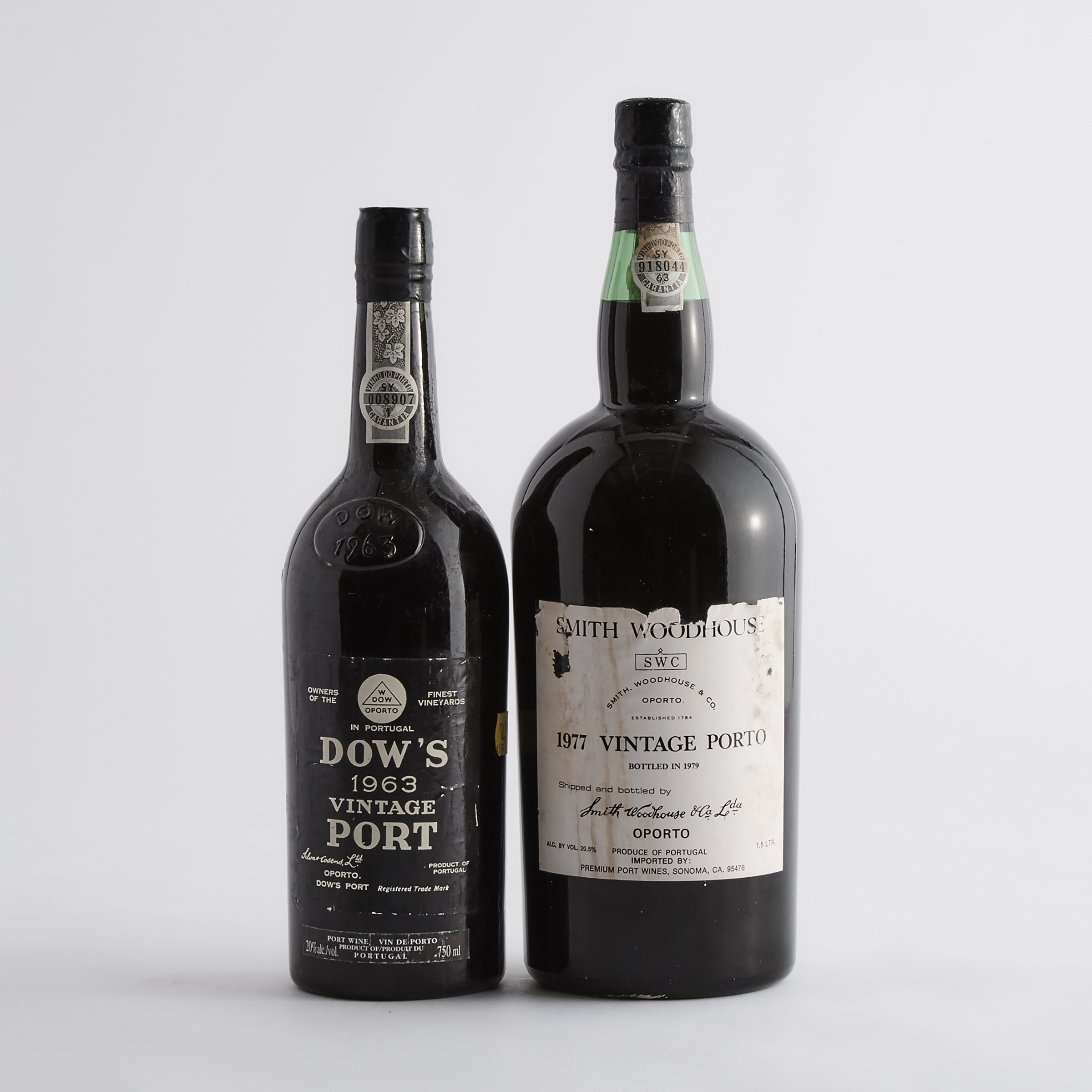 DOW'S VINTAGE PORT 1963 (1)
SMITH WOODHOUSE VINTAGE PORT 1977 (1 MAG.)