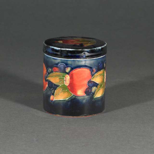 Moorcroft Pomegranate Covered Jar, c.1925