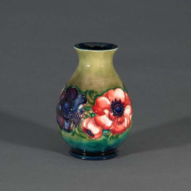 Moorcroft Anemone Vase, c.1955