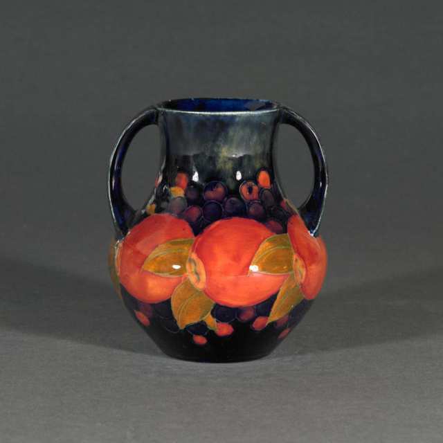 Moorcroft Pomegranate Two-Handled Vase, c.1920-25